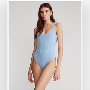 Ralph Lauren Cable Knit‎ One-Piece Swimsuit size Small